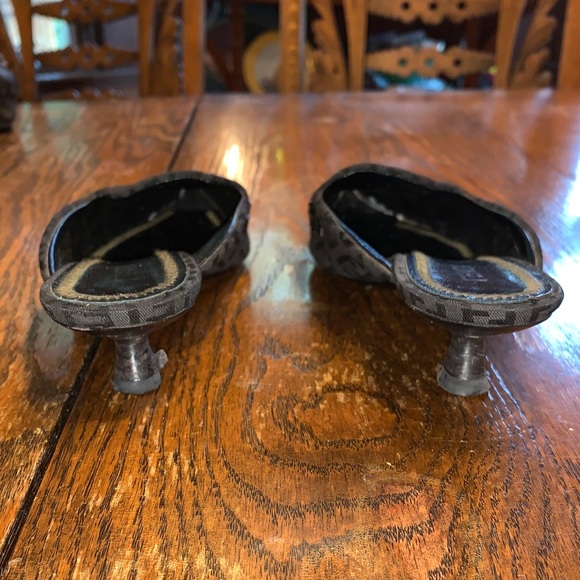 FENDI low heel slides - Picture 5 of 8